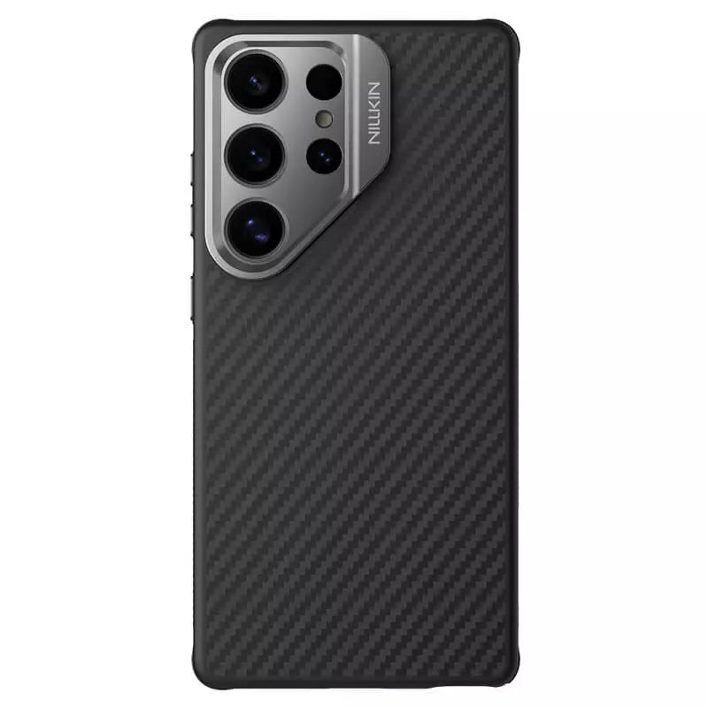 Samsung Galaxy S25 Ultra Nillkin CarboProp Magnetic Aramid Fiber Armor Magsafe Case - Fine Hole Version