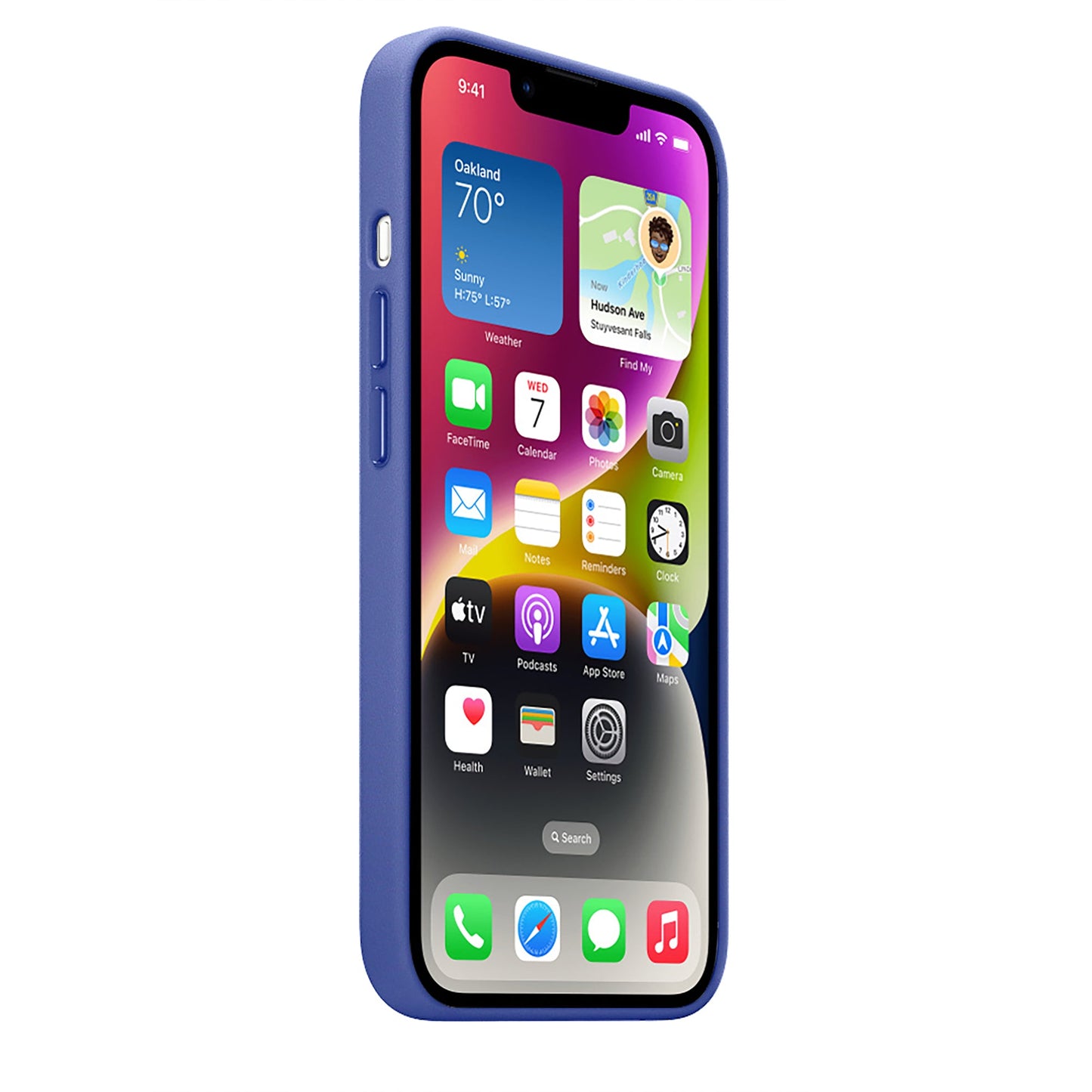 iPhone 13 Pro Leather Case with MagSafe - Ink Blue