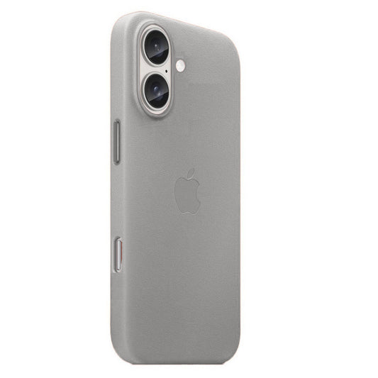 Apple iPhone 16 Leather Back Cover Case with MagSafe -Off White