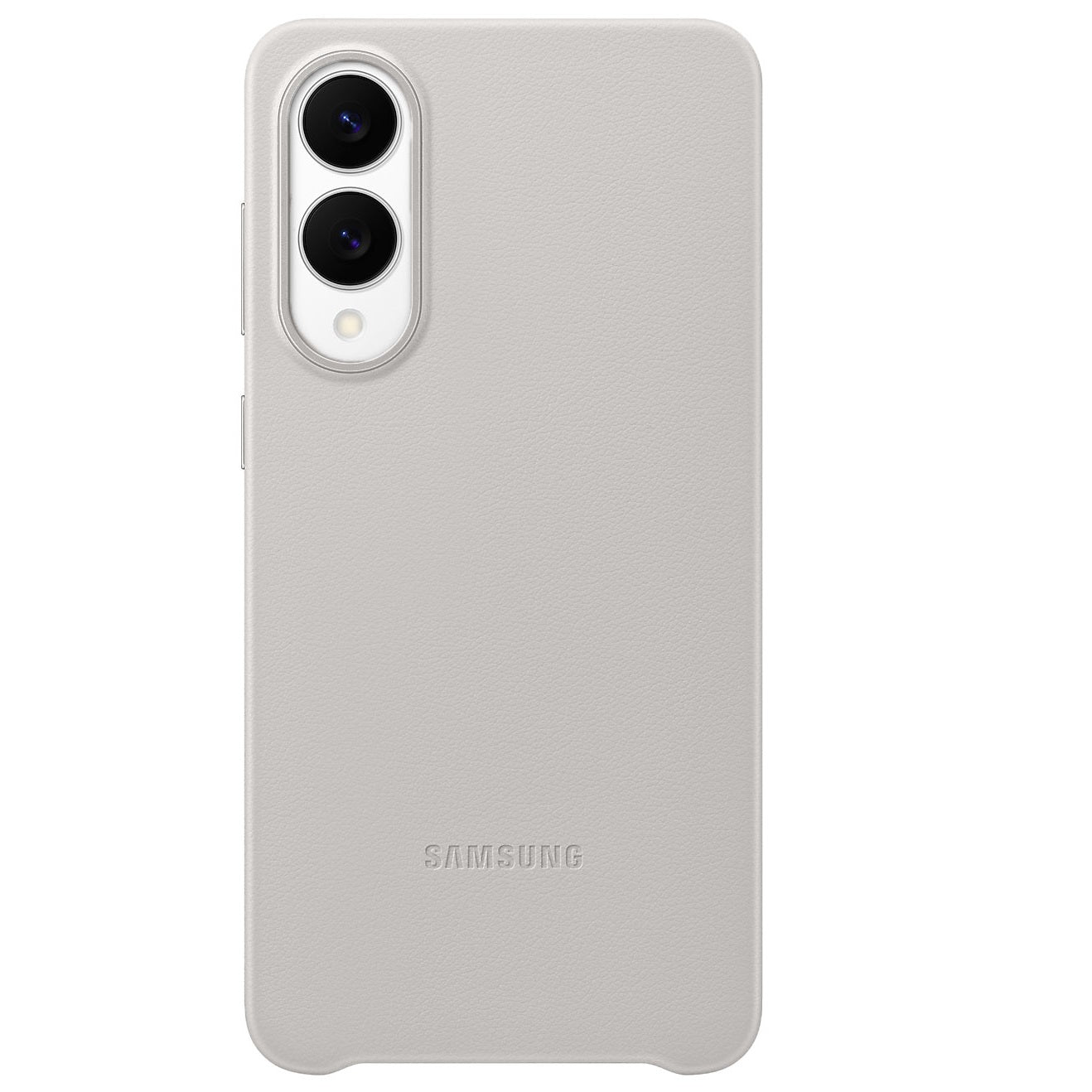 Samsung Galaxy S25 Edge Kindsuit Leather Back Cover Case - Titanium