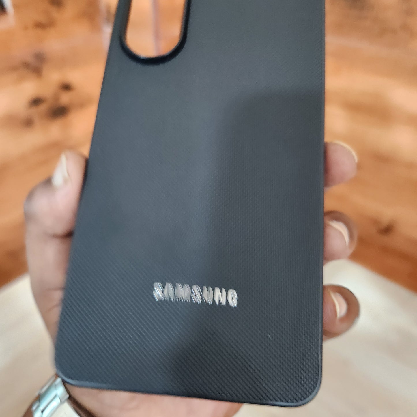 Samsung Galaxy S25 Edge Ice Shreds Back Cover Case - Black