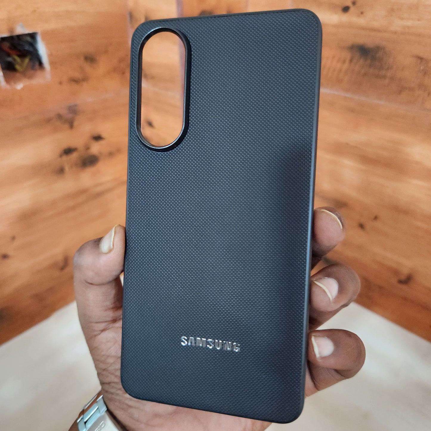 Samsung Galaxy S25 Edge Ice Shreds Back Cover Case - Black