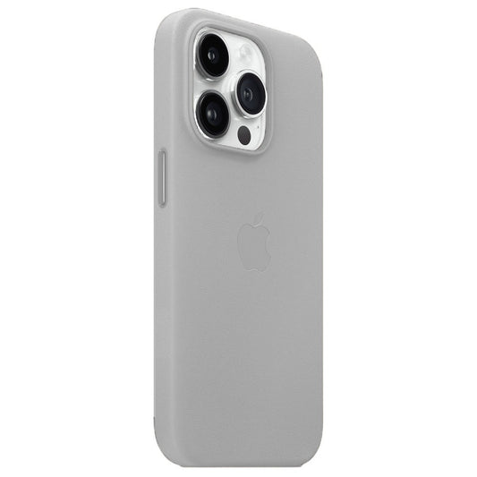 iPhone 13 Pro Leather Back Cover Case with Magsafe - Gray