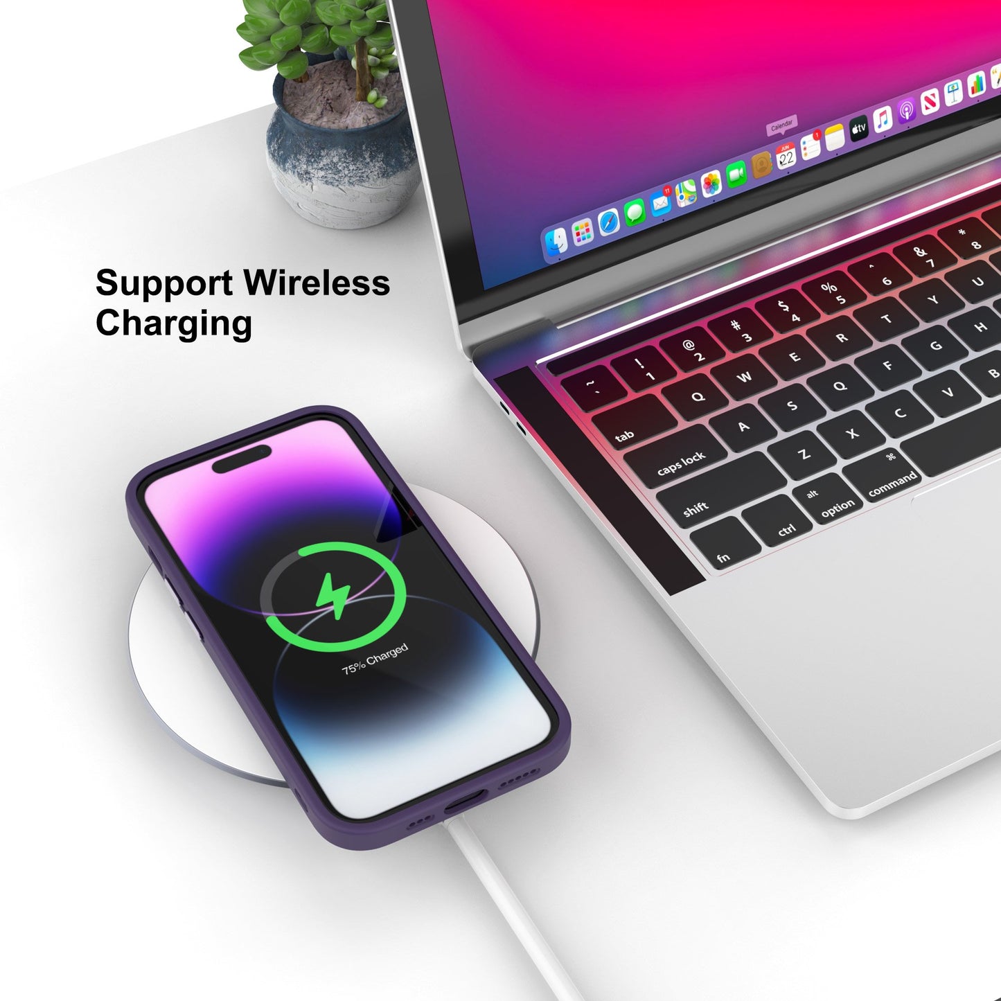 iPhone 14 Pro Max Color Bumper Case With Camera Protection