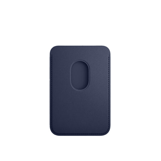 Leather MagSafe Wallet – Slim Magnetic Card Holder for iPhone - Ink Blue