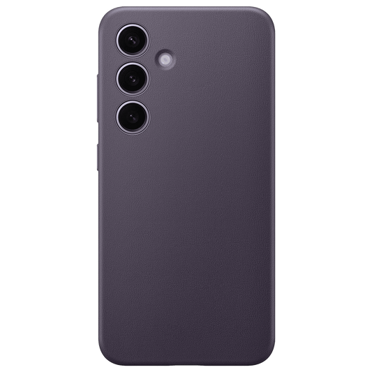 Samsung Galaxy S24 Slim Profile Vegan Leather Case - Violet