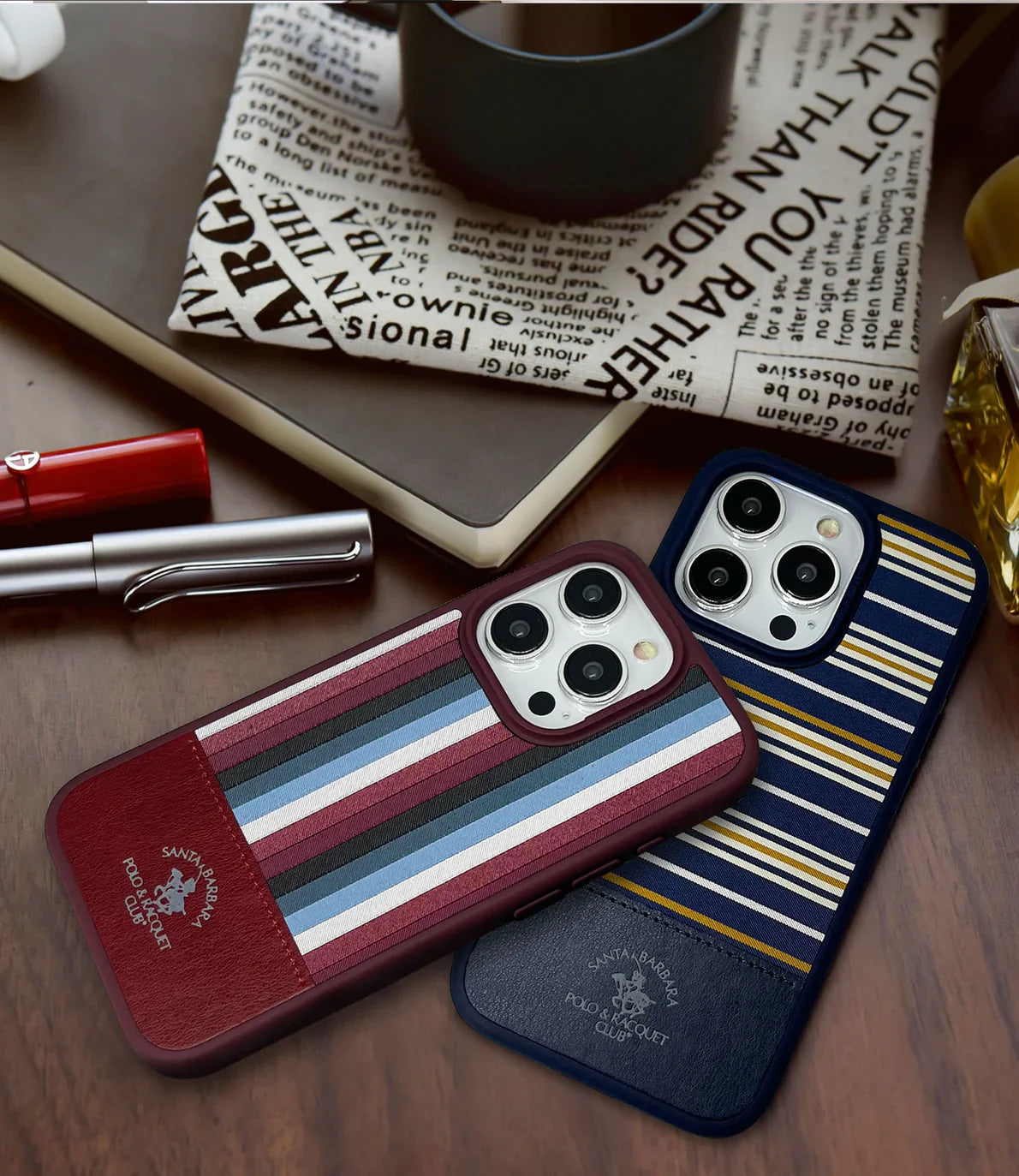 iPhone 15 Pro Max Santa Barbara ISAAC Series Case - Maroon