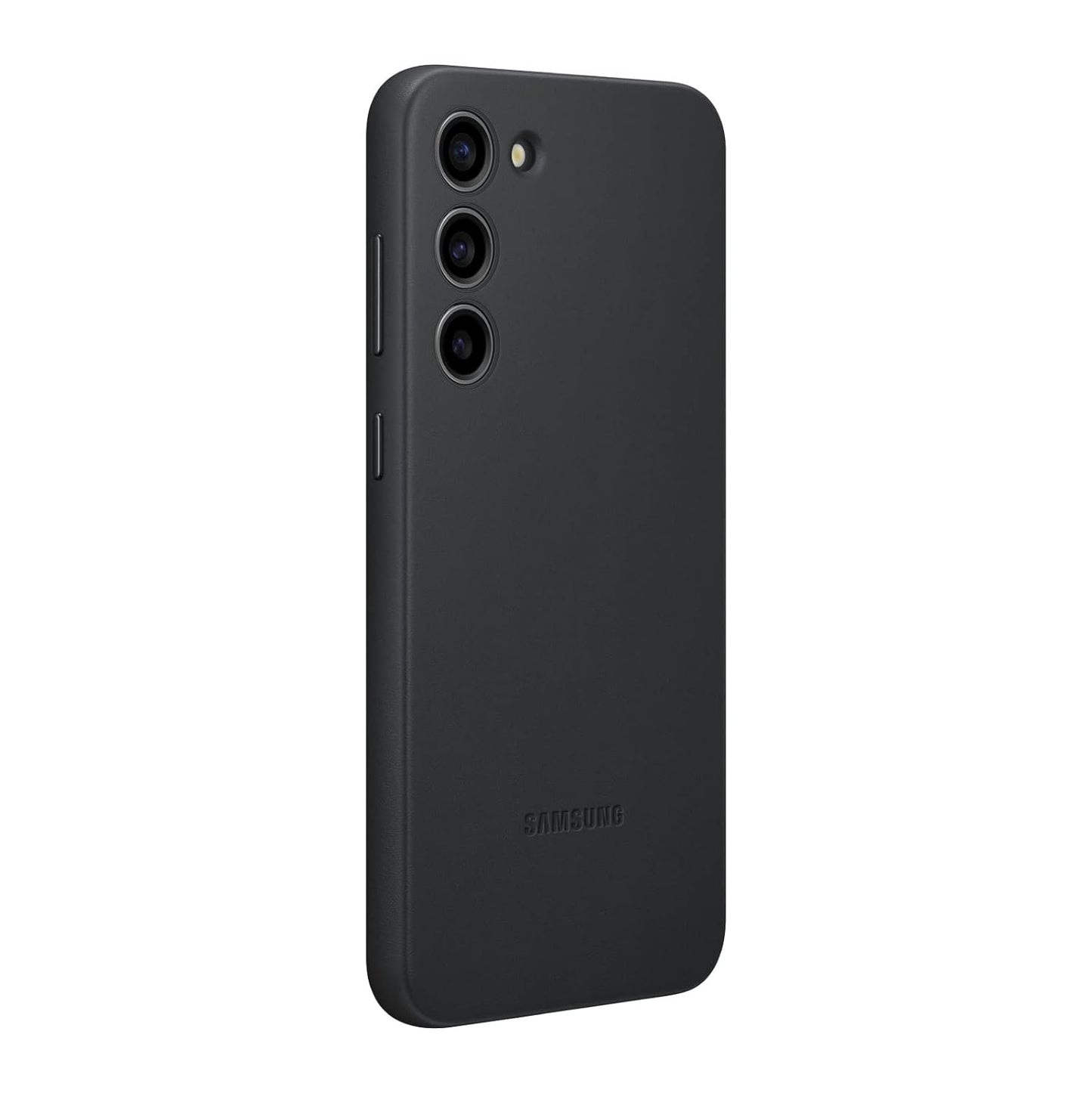 Samsung Galaxy S24 Slim Profile Vegan Leather Case - Black