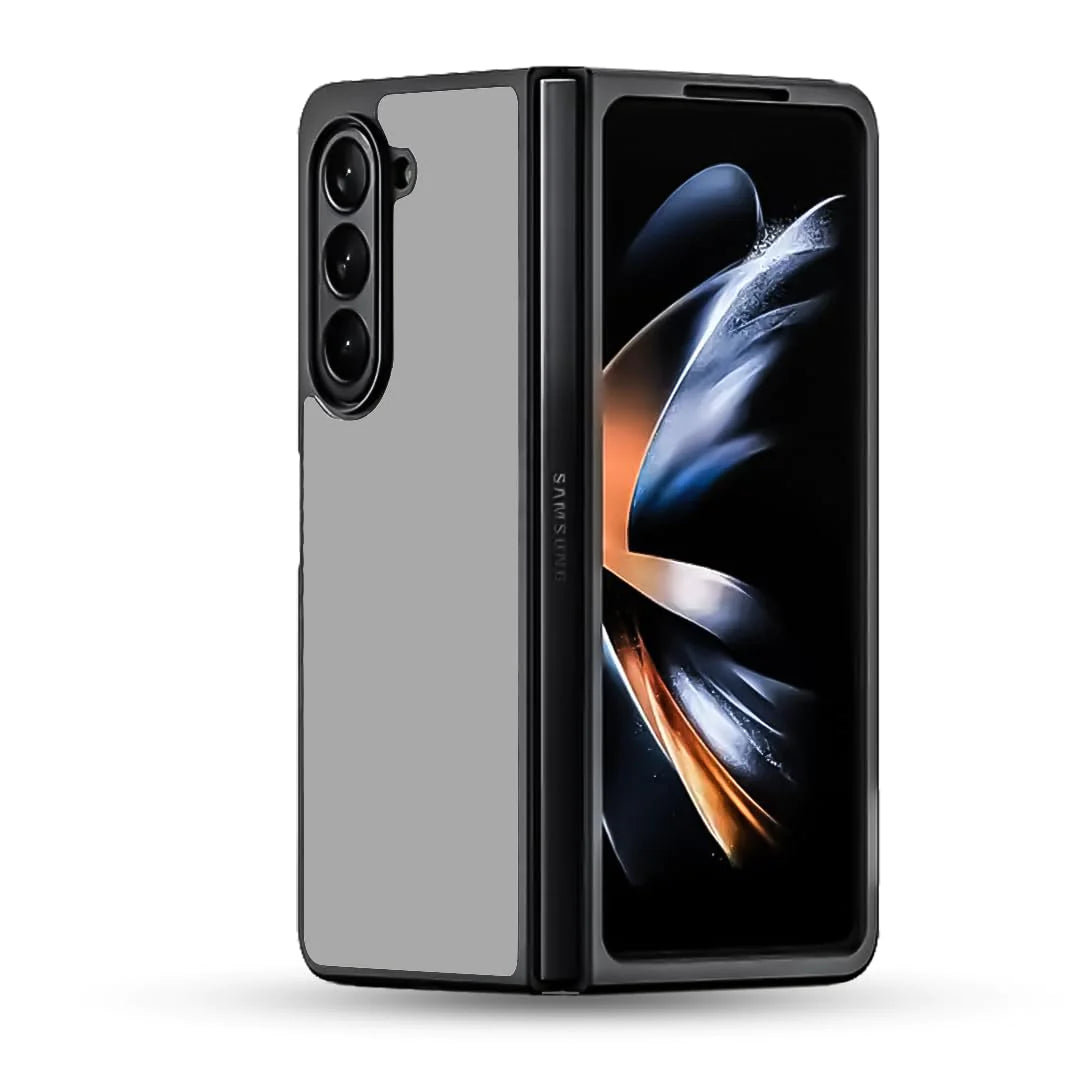 Samsung Galaxy Z Fold 5 Shockproof Case with Folding Protection - Clear