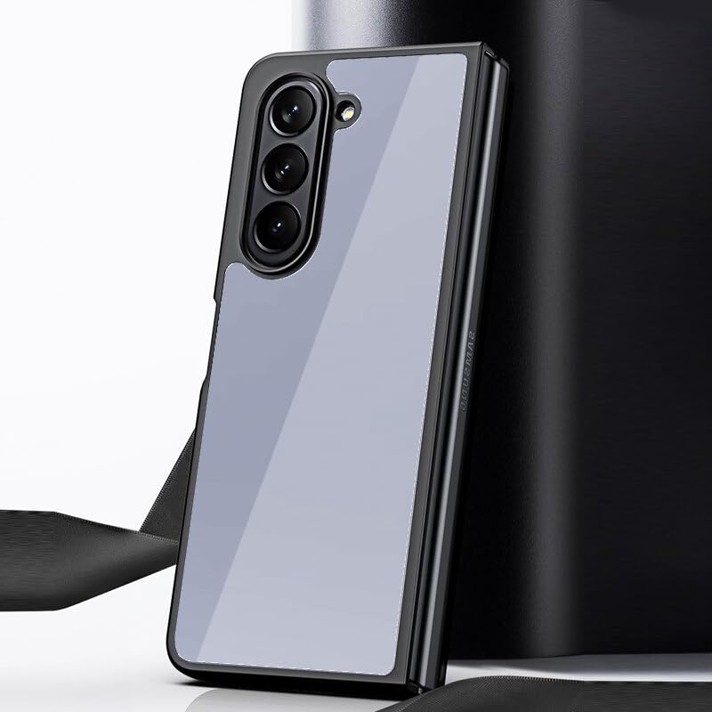 Samsung Galaxy Z Fold 5 Shockproof Case with Folding Protection - Clear