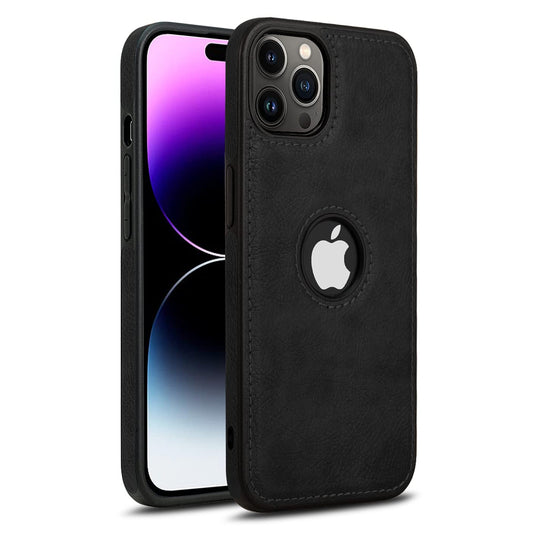 iPhone 14 Pro Original PU Leather Classic Elegant Case