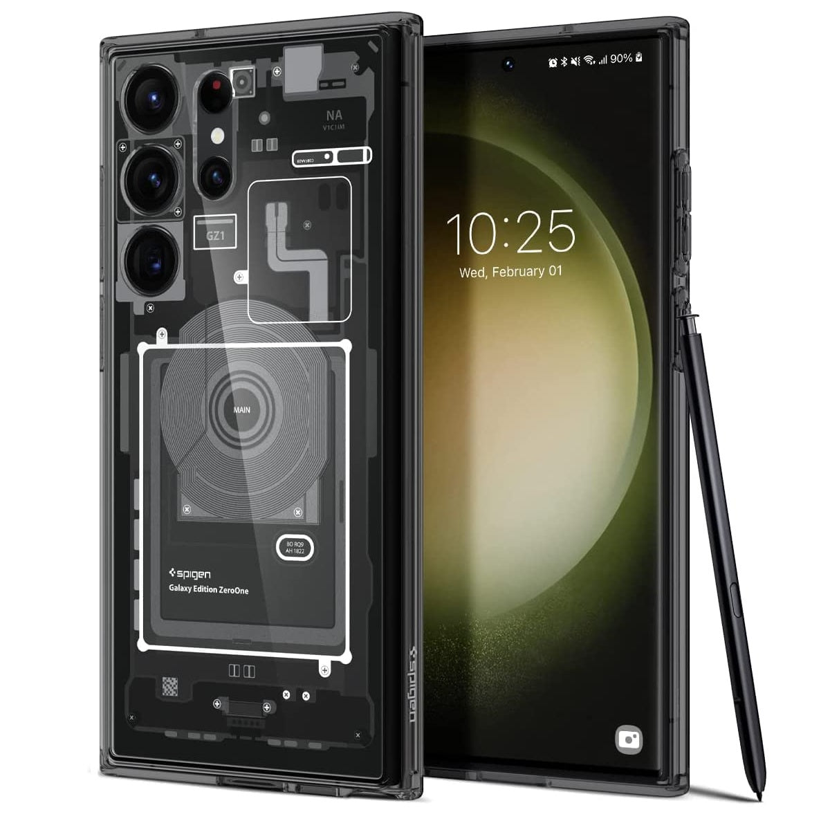 Samsung Galaxy S23 Ultra Zero One Hybrid Shockproof Case Black