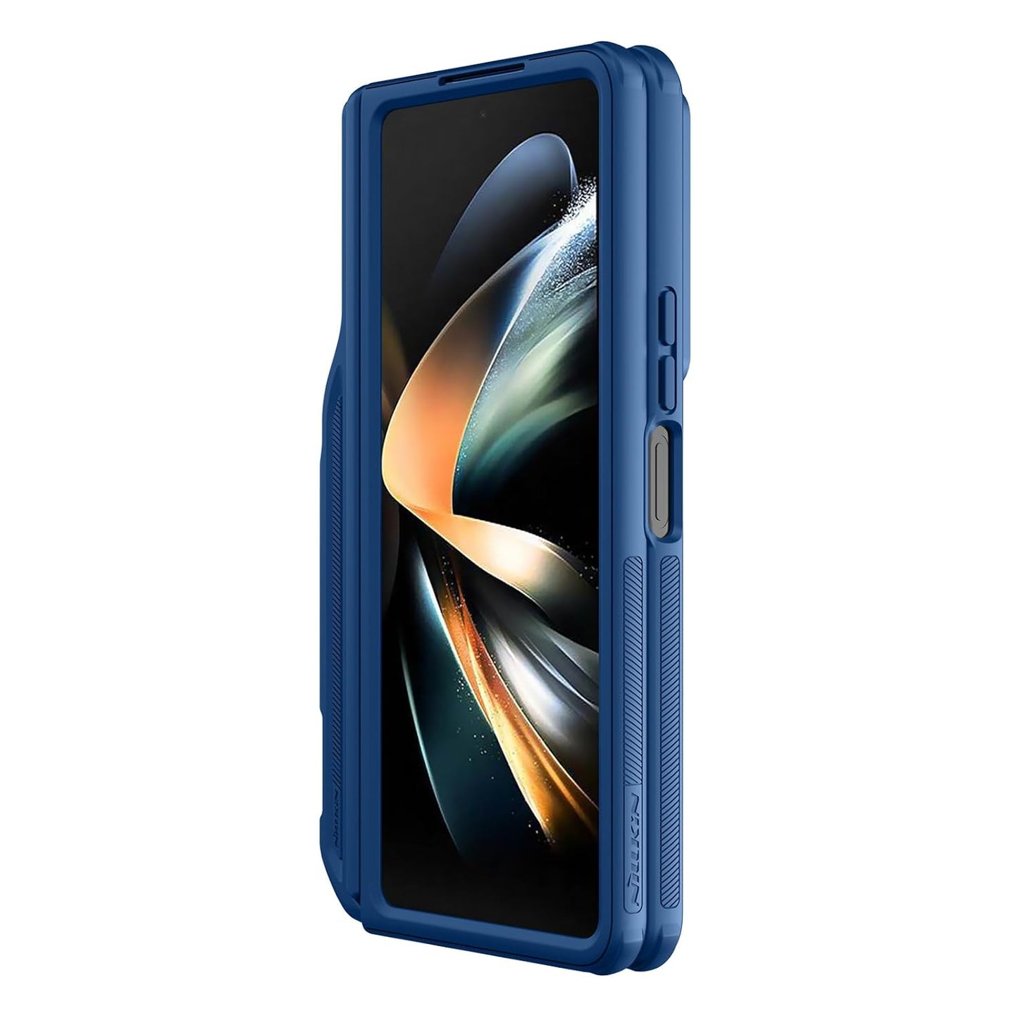 Samsung Galaxy Z Fold 5 Camshield Camera Protective Case With Stand - Blue