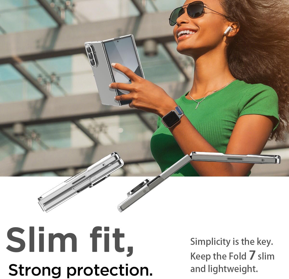 Samsung Galaxy Z Fold7 Cristal Clear Case - Transparent