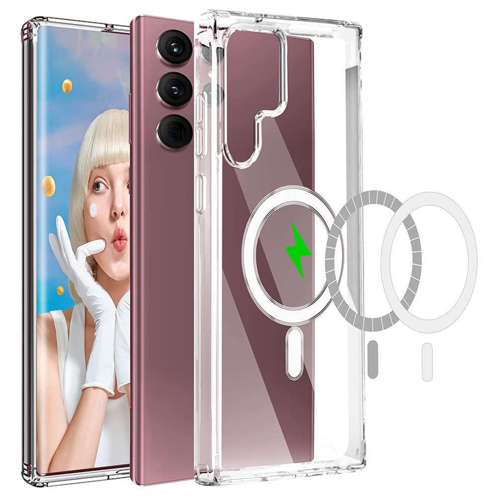 Samsung Galaxy S22 Ultra Slim Case With Magsafe - Transparent