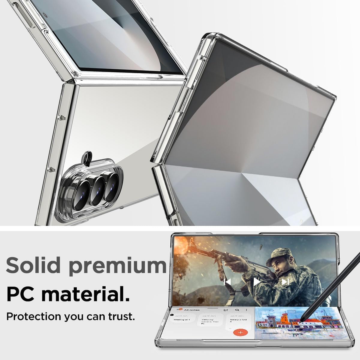 Samsung Galaxy Z Fold7 Cristal Clear Case - Transparent