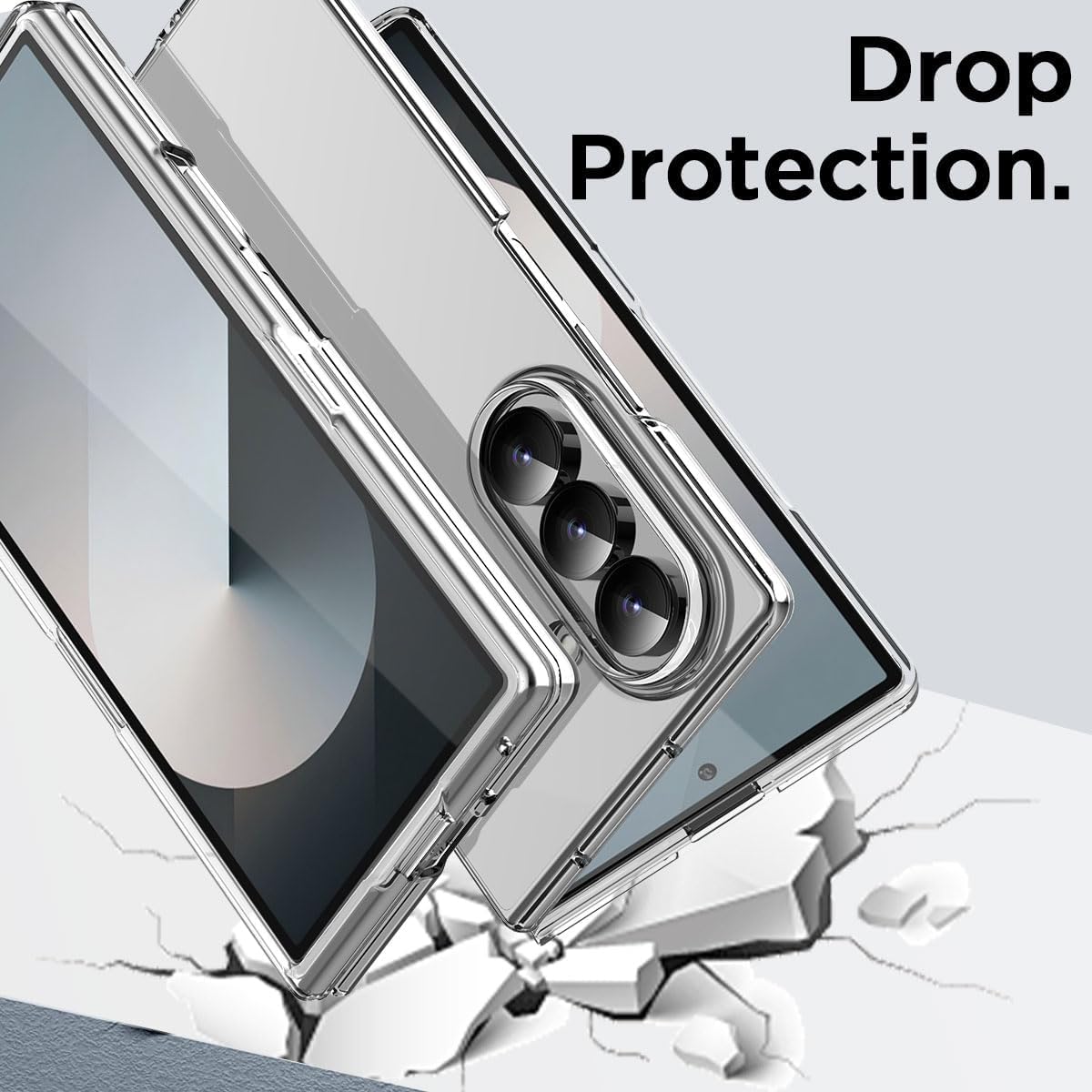 Samsung Galaxy Z Fold7 Cristal Clear Case - Transparent
