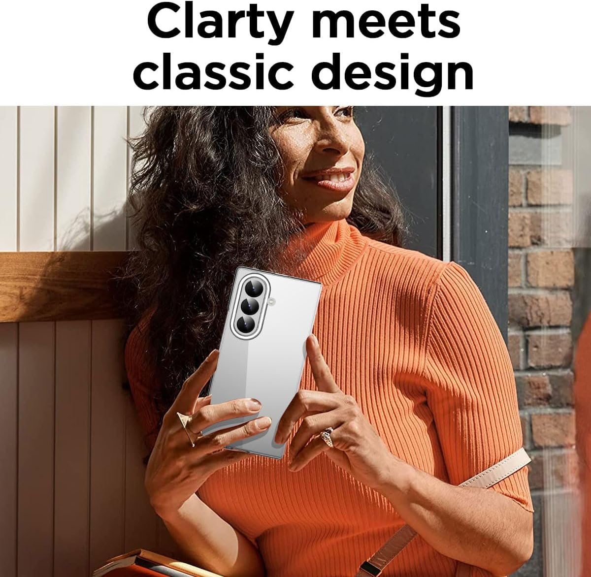 Samsung Galaxy Z Fold7 Cristal Clear Case - Transparent