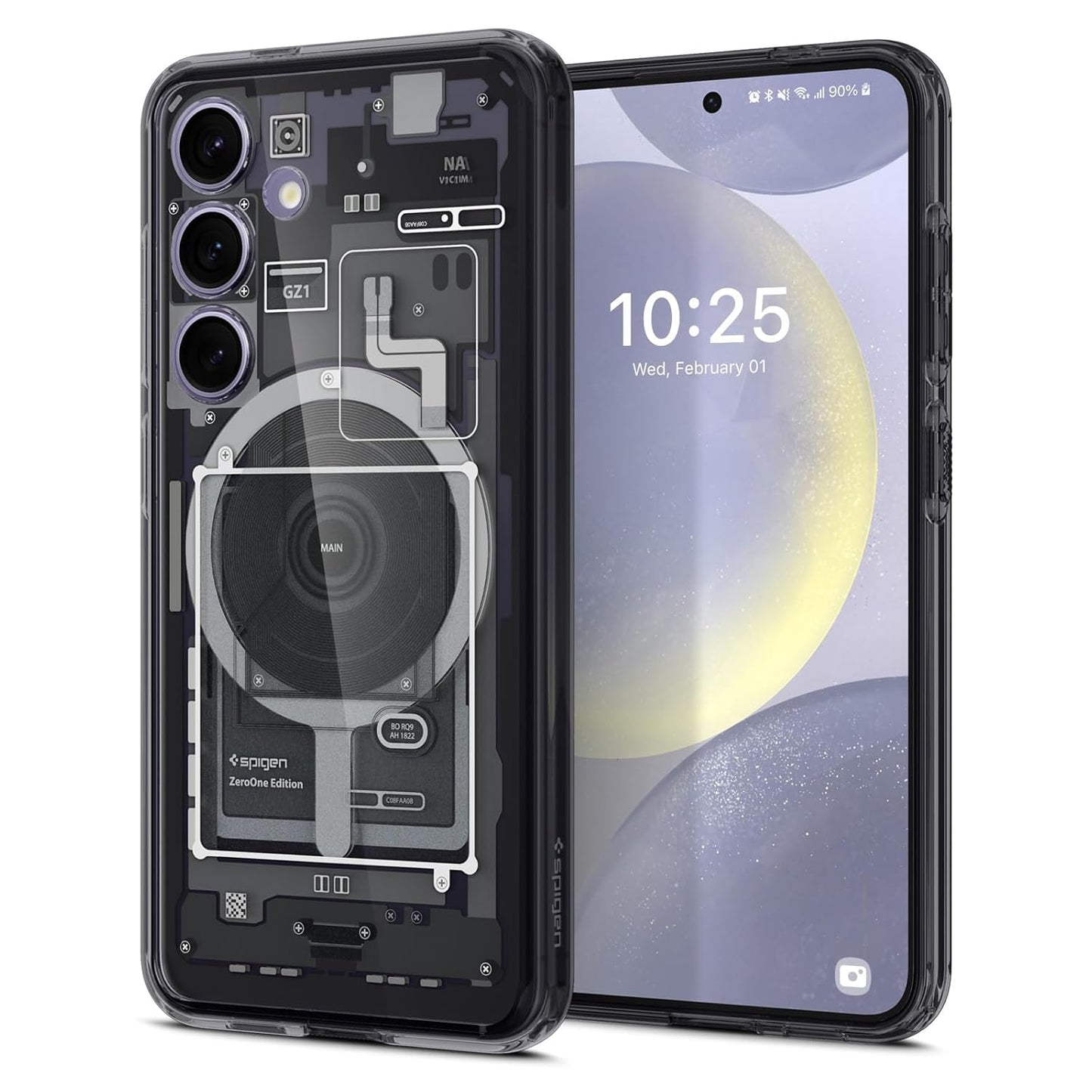 Samsung Galaxy S24 Plus Zero One Machine Shockproof Case with Magsafe - Black