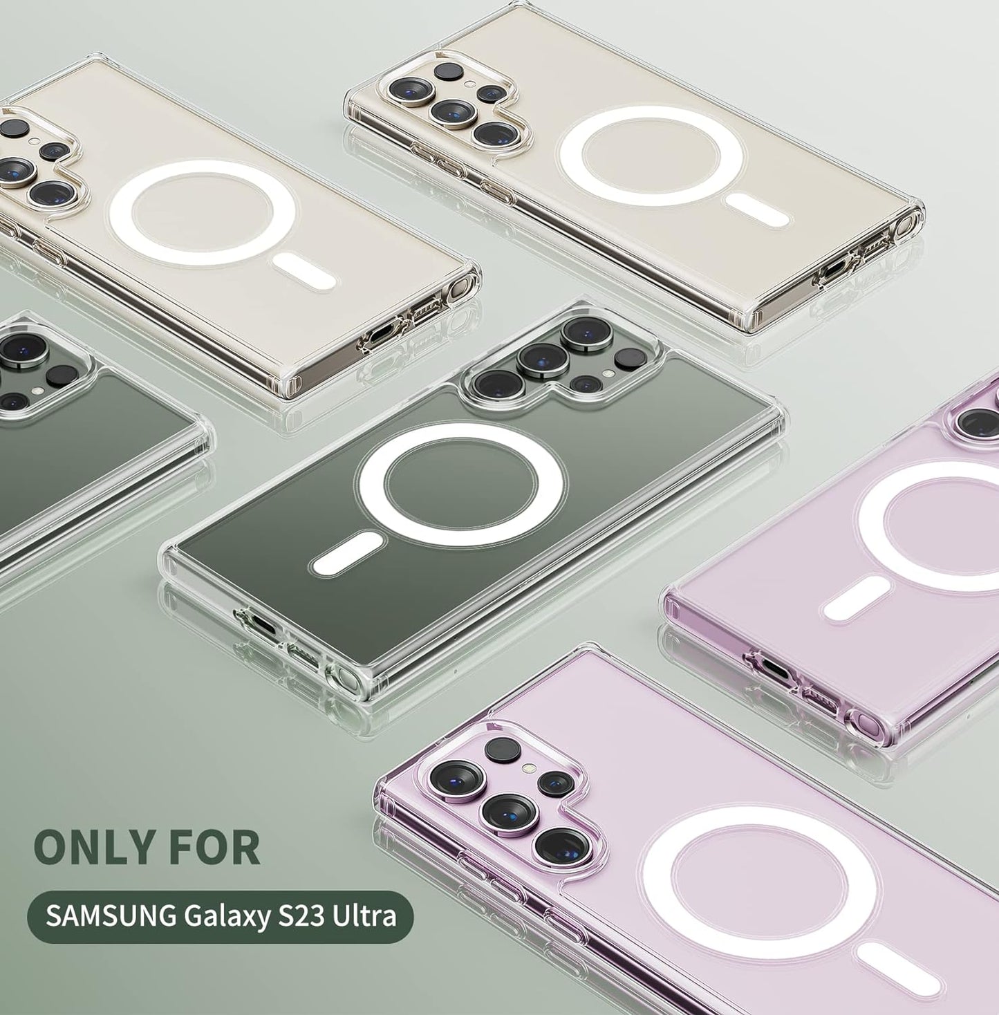 Samsung Galaxy S23 Ultra Super Slim Case With Magsafe -Transparent