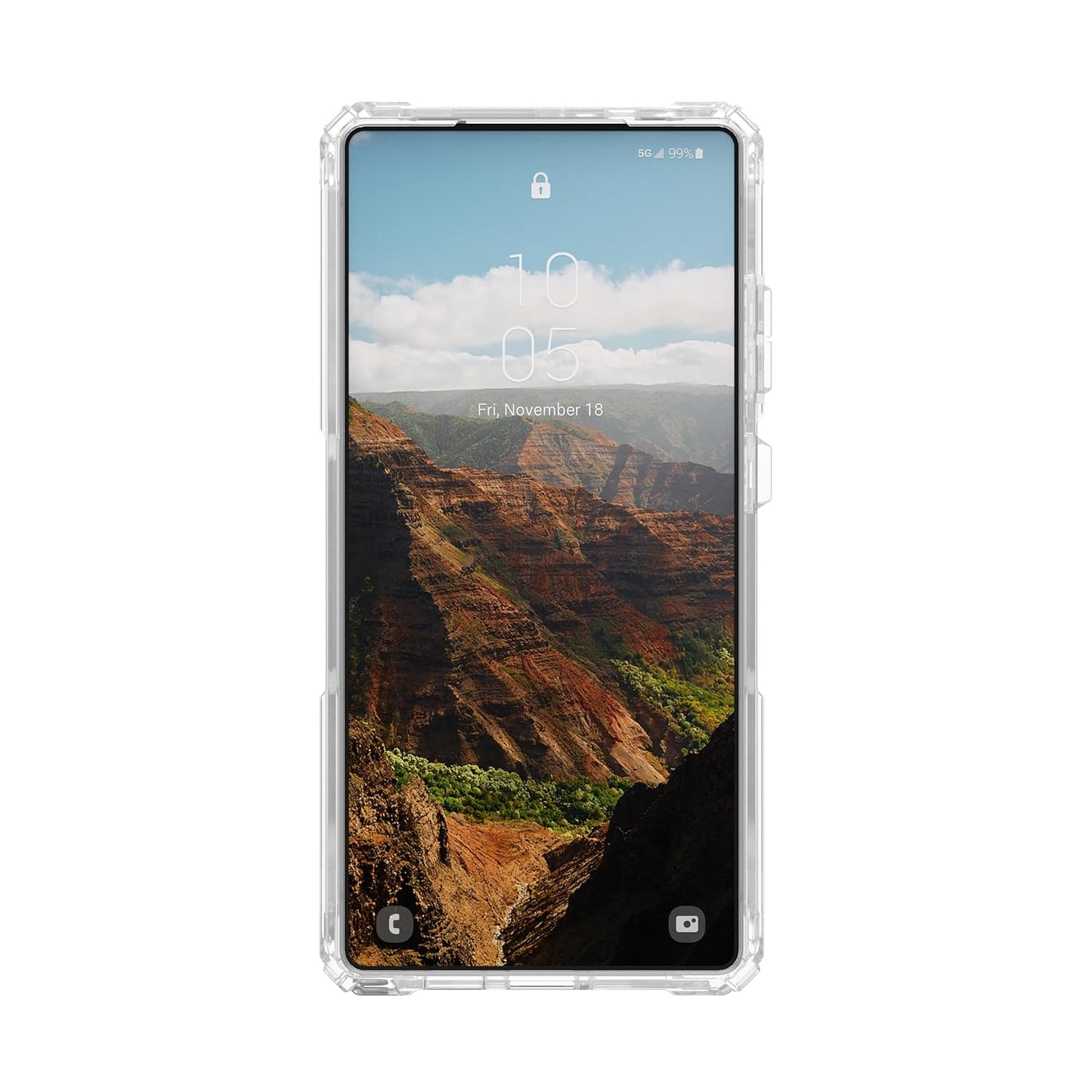 Samsung Galaxy S25 Ultra UAG Plasma XTE with MagSafe & Metal Kickstand - Clear