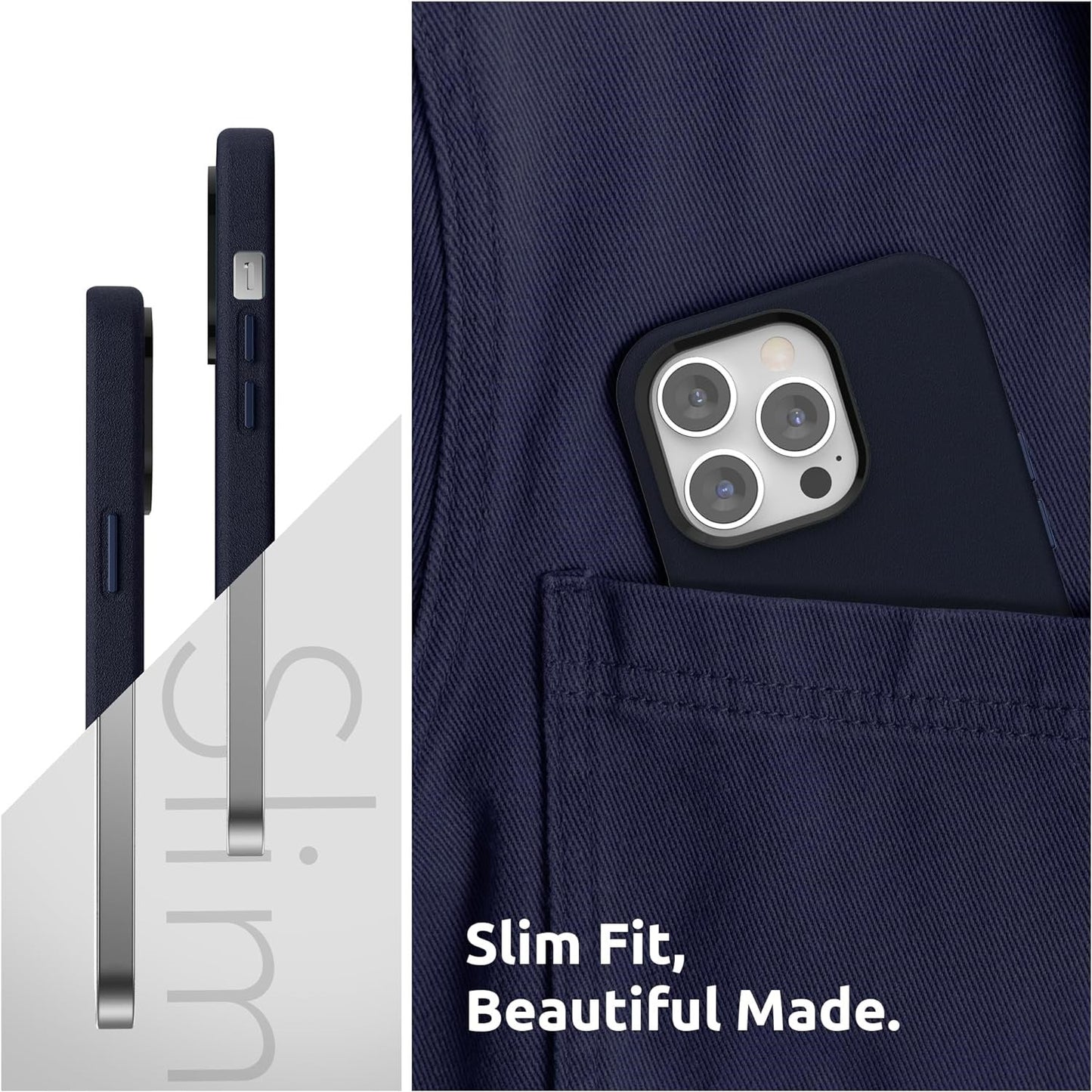 iPhone 15 Kzdoo Noble Classic Series Genuine Leather Case - Tan