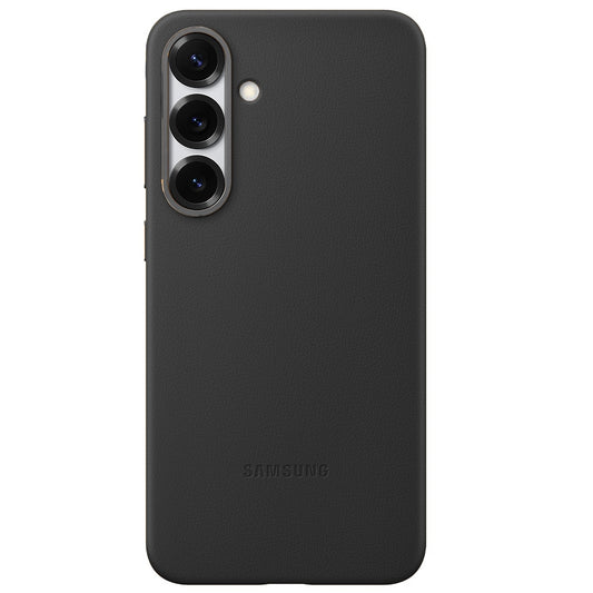 Samsung Galaxy S25 Plus Leather Back Cover Case - Black