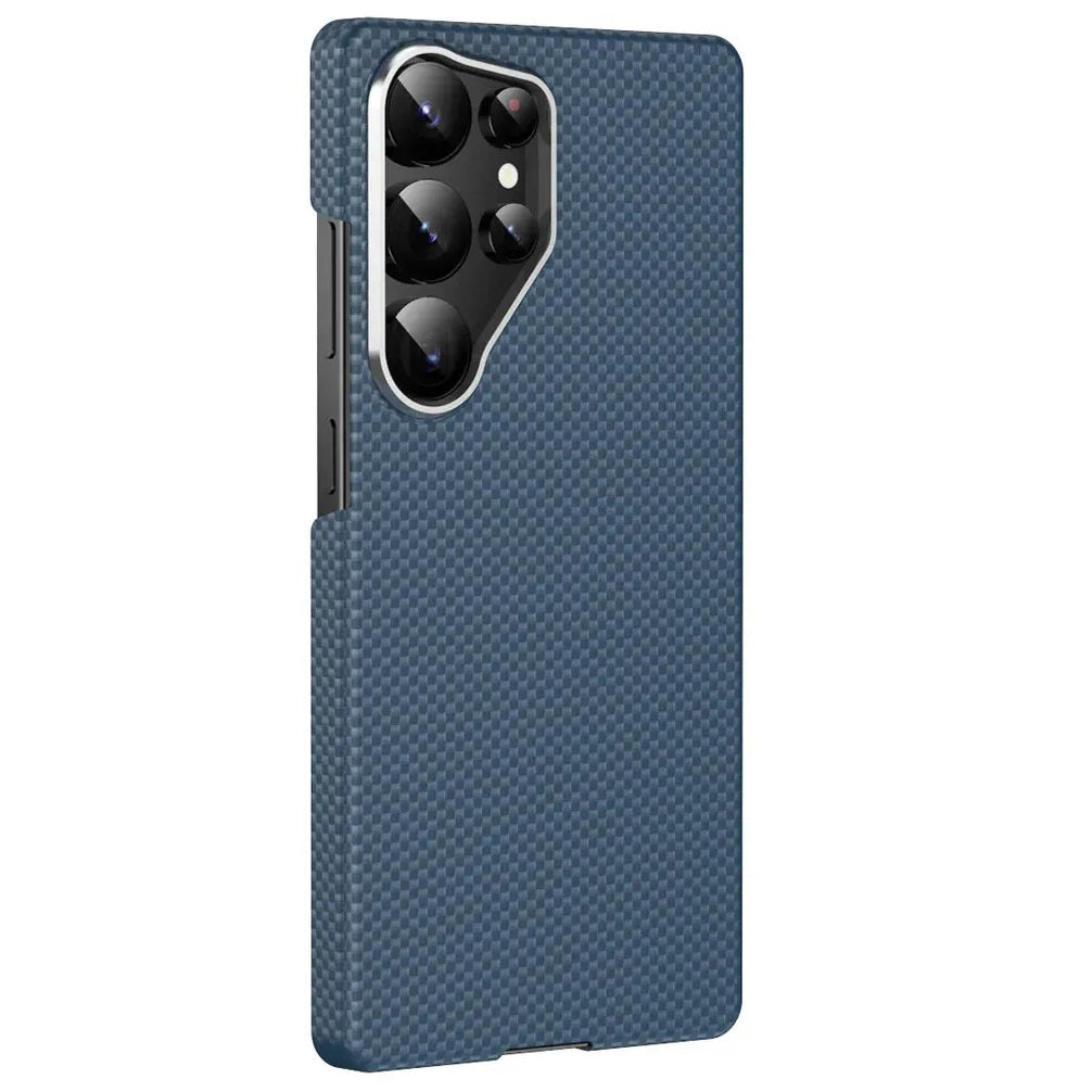 Samsung Galaxy S25 Ultra X-Level Ultathin 0.5mm Carbon Fiber Pattern Case with Magsafe - Blue