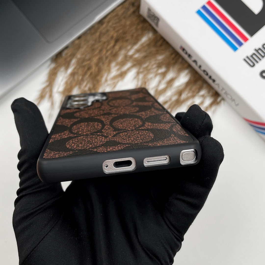 Samsung Galaxy S25 Ultra Leather Case - Brown