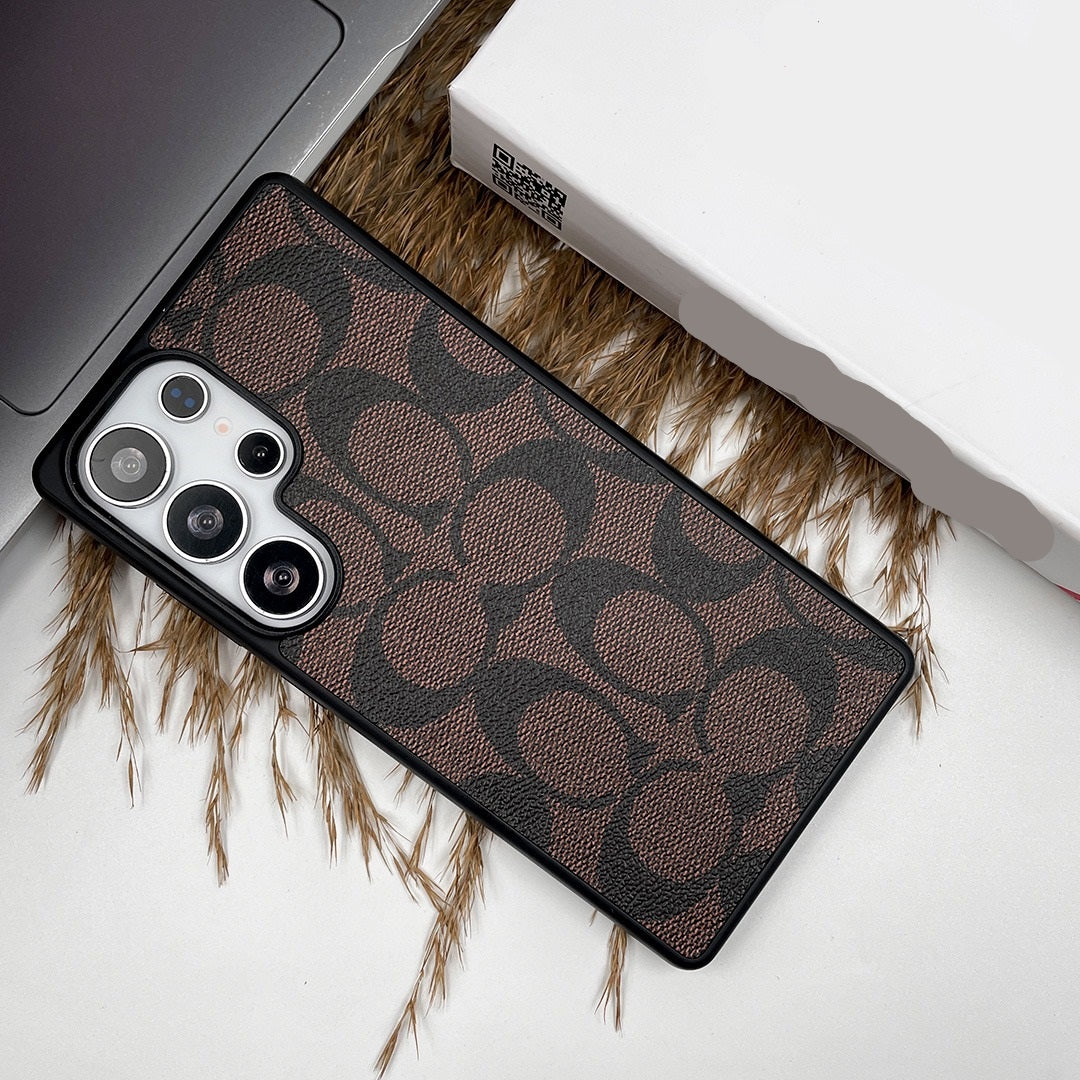 Samsung Galaxy S25 Ultra Leather Case - Brown