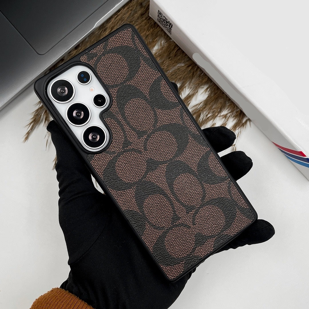 Samsung Galaxy S25 Ultra Leather Case - Brown
