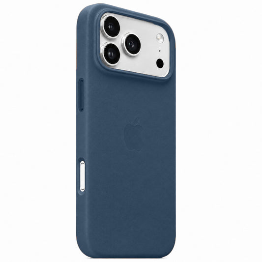 iPhone 17 Pro Max Leather Back Cover Case with MagSafe - Cosmo Blue