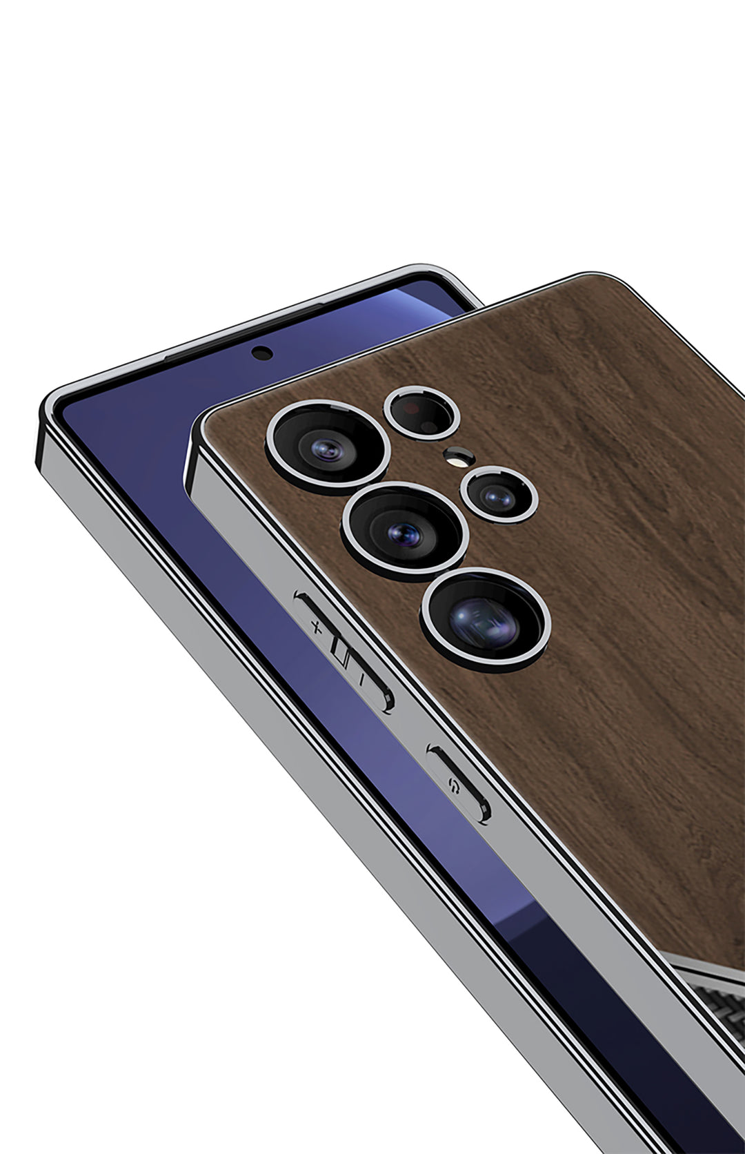 Samsung Galaxy S25 Ultra WoodFusion Carbon Case