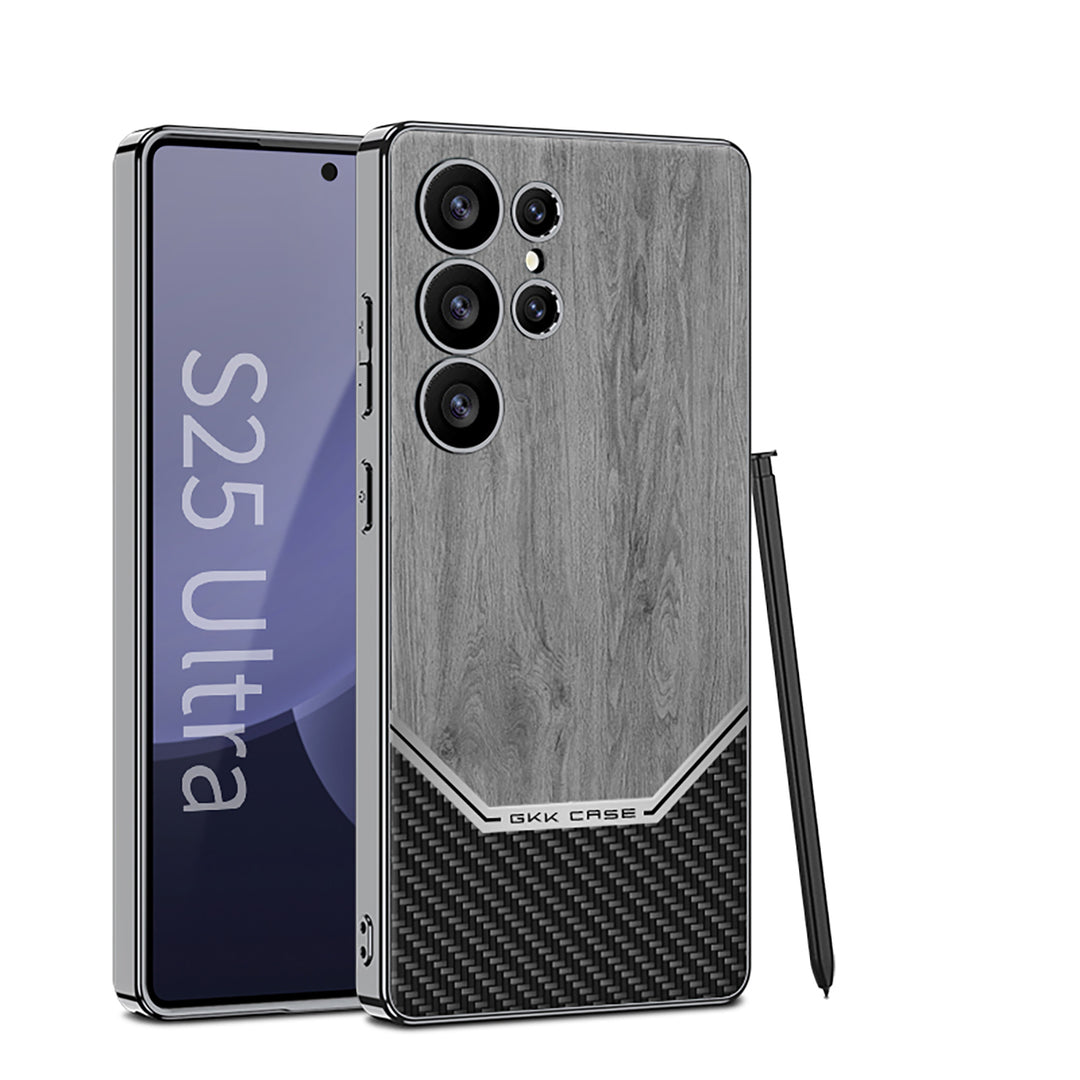 Samsung Galaxy S25 Ultra WoodFusion Carbon Case