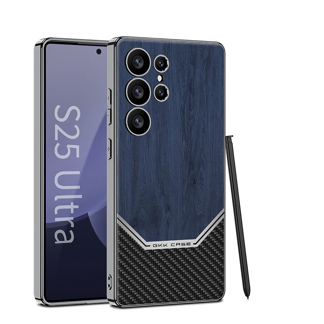 Samsung Galaxy S25 Ultra WoodFusion Carbon Case