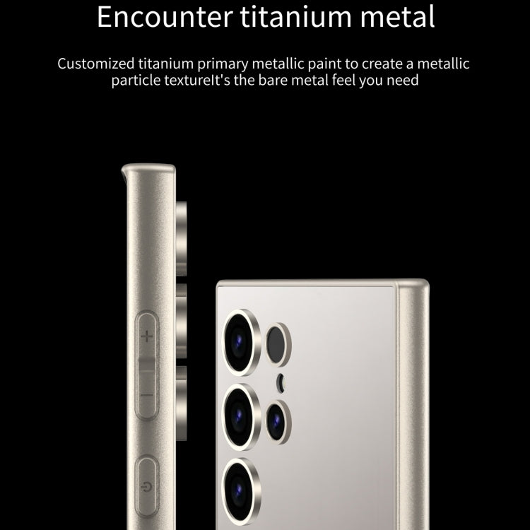 Samsung Galaxy S24 Ultra GKK Soft Sleek Matte PC Skin Feel Case - Titanium