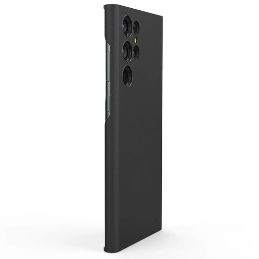 Samsung Galaxy S22 Ultra Leather Case Slim Profile - Black