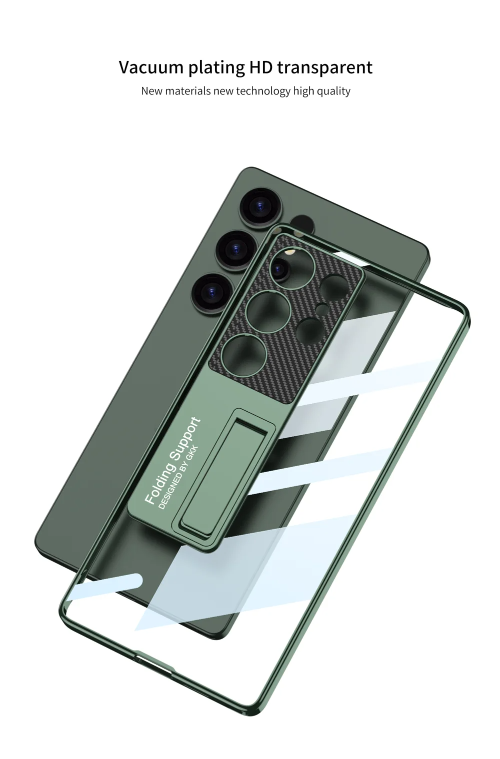 Samsung Galaxy S25 Ultra CrystalGuard Kickstand Case