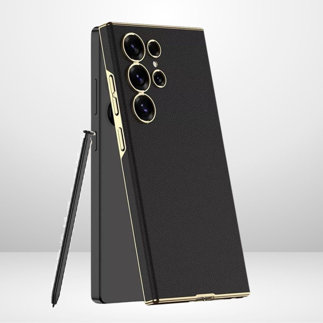 Samsung Galaxy S25 Ultra Chrome Edge Leather Case