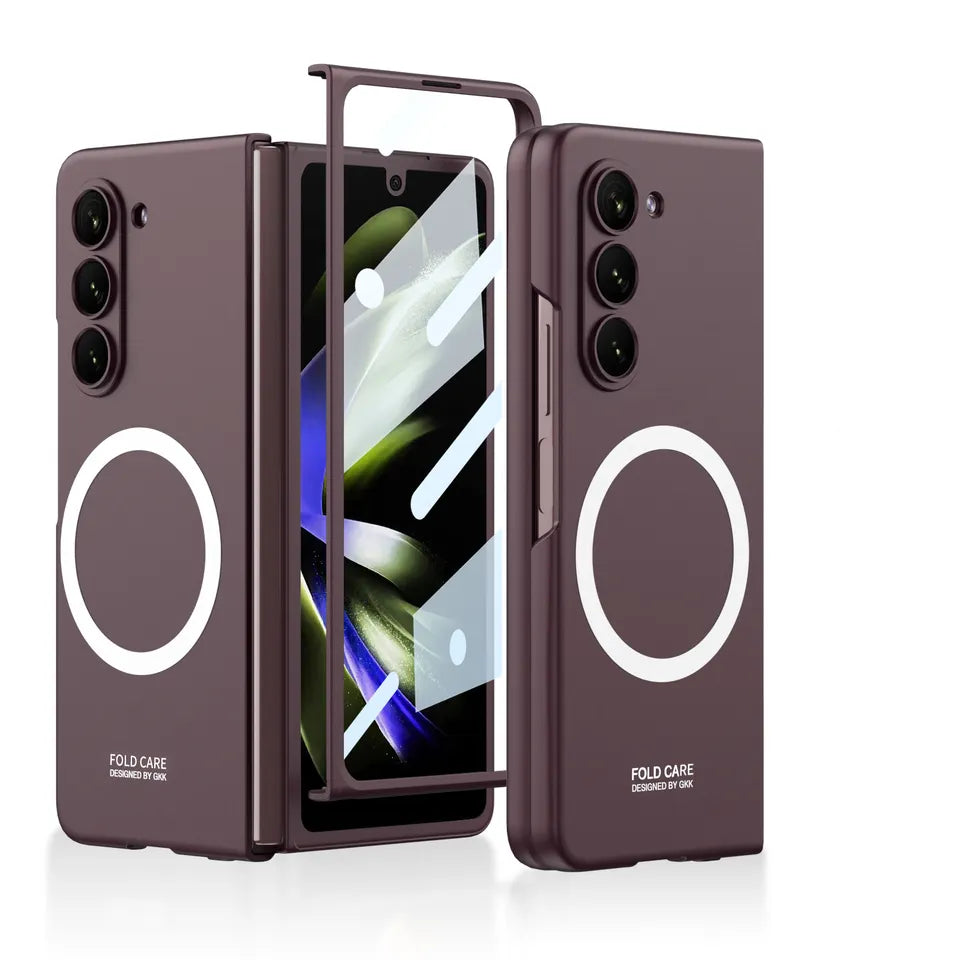 Samsung Galaxy Z Fold 5 Ultra Thin Matte Finish Case with Magsafe - Wine
