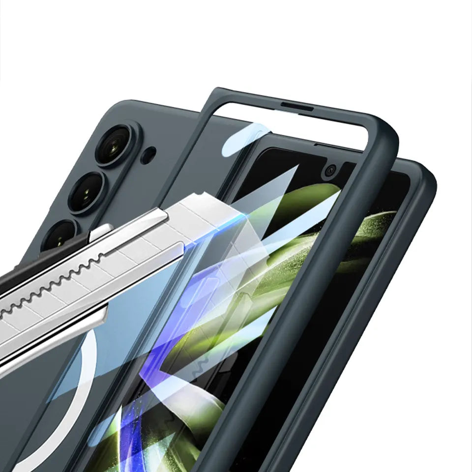 Samsung Galaxy Z Fold 5 Ultra Thin Matte Finish Case with Magsafe - Gold