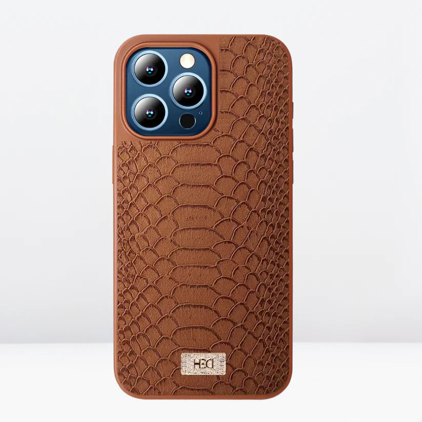 HBD Leather Crocodile Case for iPhone 15 Pro Max