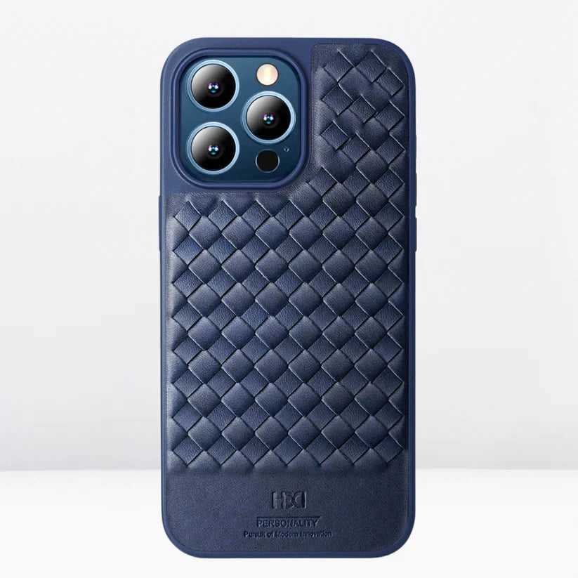 iPhone 15 Pro HBD Cross Leather Fine Texture Cases