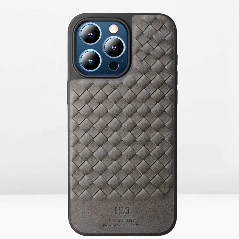 iPhone 15 Pro HBD Cross Leather Fine Texture Cases