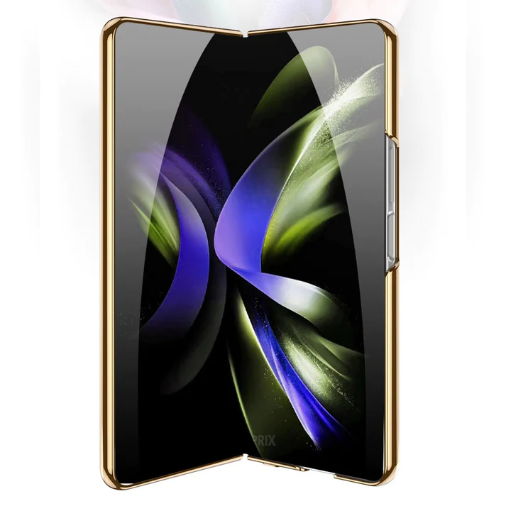 Samsung Galaxy Z Fold 5 Lion Pattern Glass Case