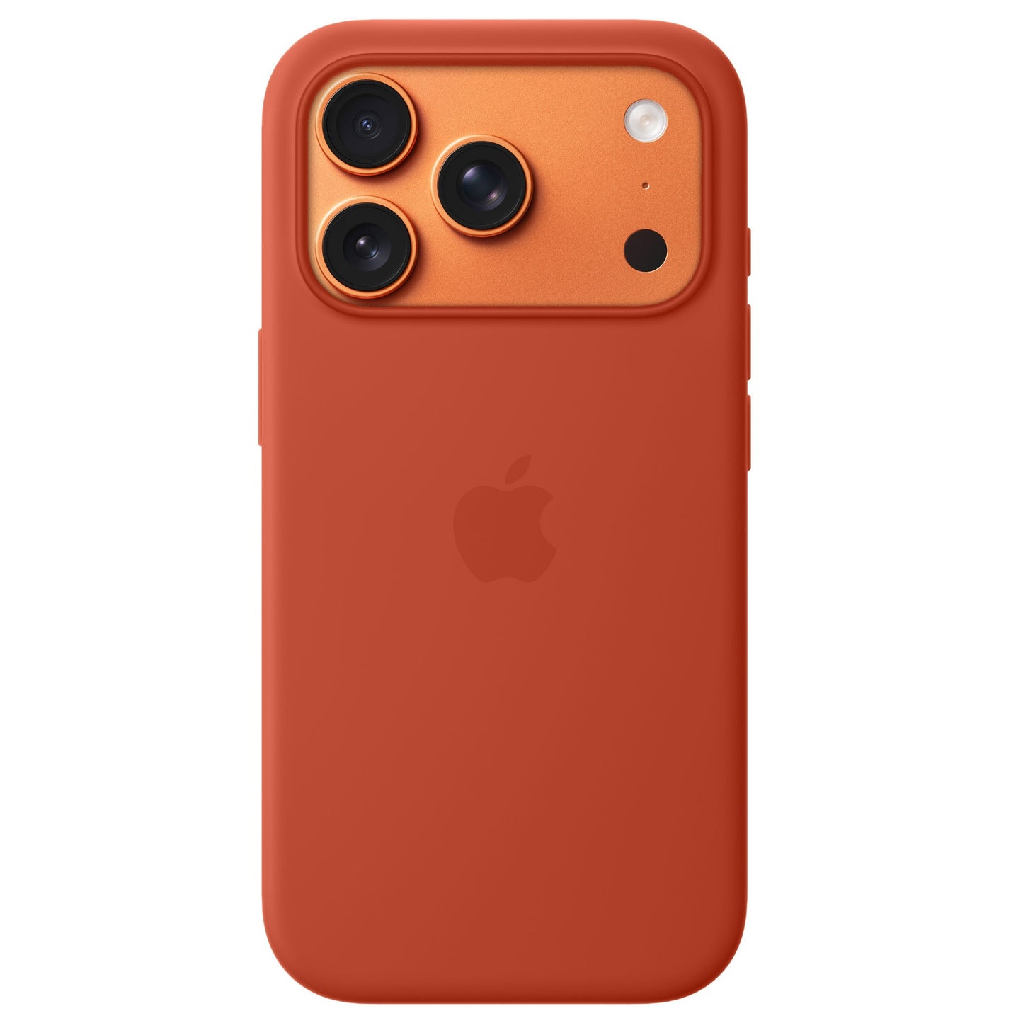 iPhone 17 Pro Silicone Case with MagSafe & Camera Action Button – Terra Cotta