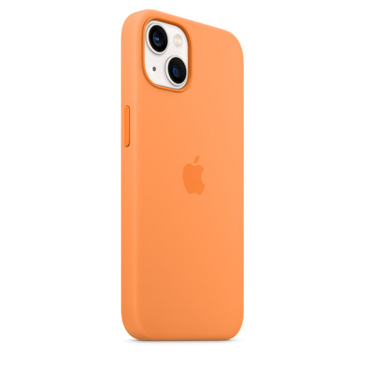 iPhone 13 Silicone Case with MagSafe – Orange