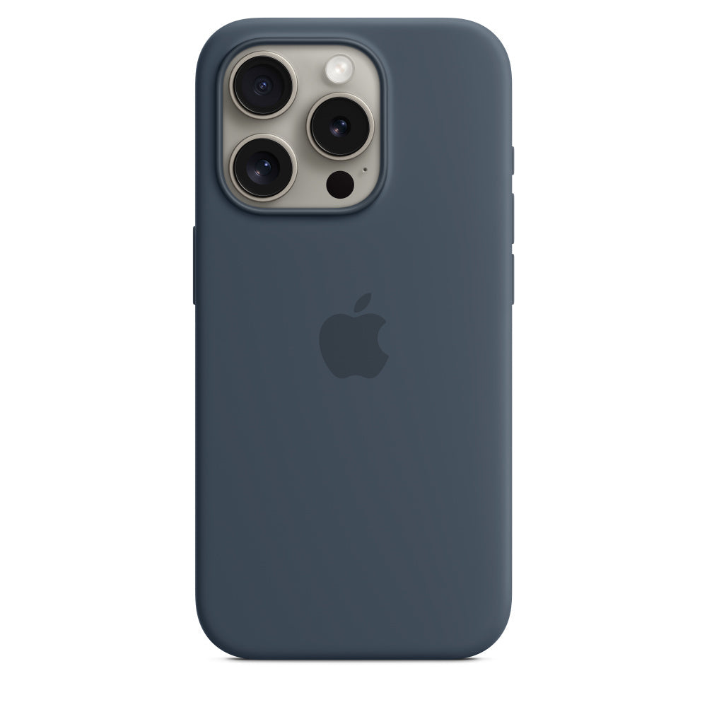 iPhone 15 Pro Silicon Case with Magsafe - Navy Blue