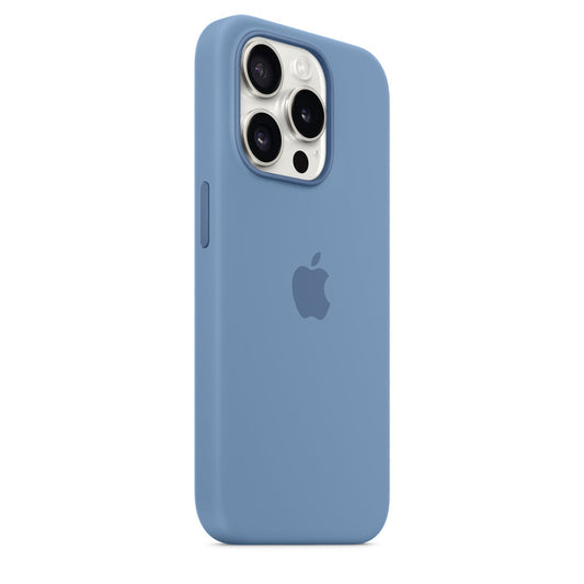 iPhone 15 Pro Silicon Case with Magsafe - Blue