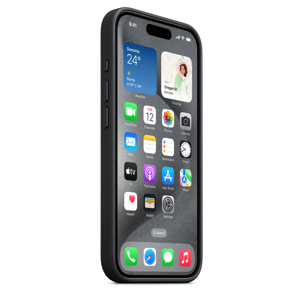 iPhone 15 Pro Max FineWoven Case With Magsafe-Black